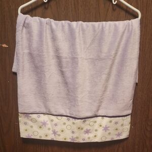 NWOT Lavender Floral Accent Pillow CASE